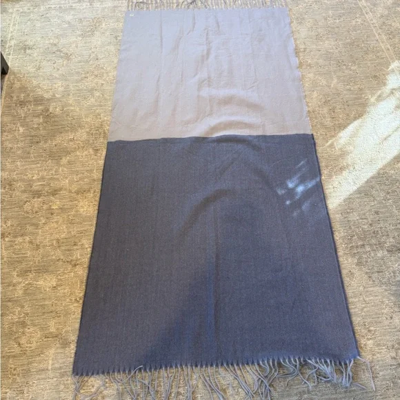 Marine Layer Two-Tone Purple Blanket Scarf - Picture 5 of 5